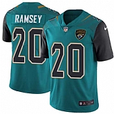 Nike Jacksonville Jaguars #20 Jalen Ramsey Teal Green Team Color NFL Vapor Untouchable Limited Jersey,baseball caps,new era cap wholesale,wholesale hats